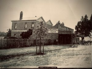 The Webber's Brighton Hotel and Store circa 1910.